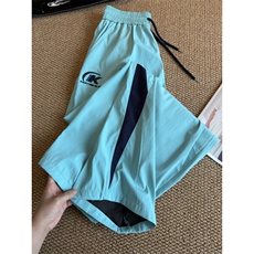 CP1262-P38多巴胺美式侧边拼接速干运动裤子男女，女装休闲裤，电商B323A
