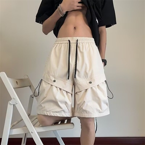 短裤男夏季薄款宽松休闲裤潮牌美式机能工装五分裤DA1107-P36图片