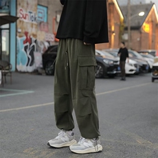 男秋季新款港风休闲裤男加绒加厚带弹灯芯绒裤KB38P52常规42，男装休闲裤，星座1116-2