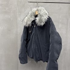 两面穿毛领棉服W2791M-3XLP145现货在仓，男装棉衣，电商C313