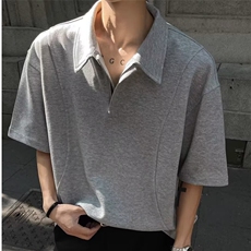 美式解构廓形短袖t恤男夏季百搭重磅半袖潮牌宽松中袖TX745，男装T恤，星座208-5