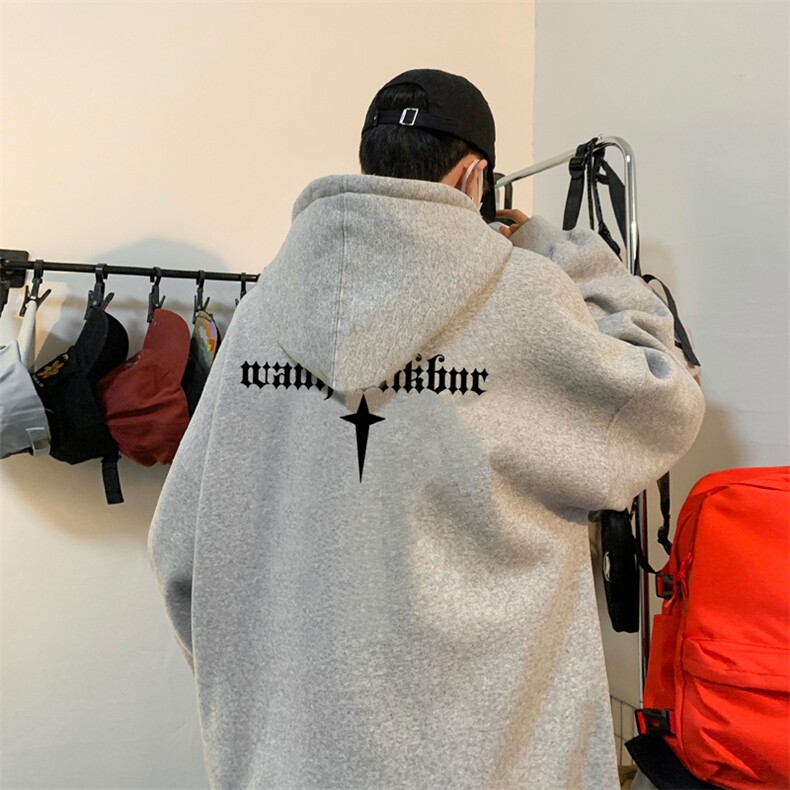 ！连帽圆领卫衣男装港风帽衫男LM161-P35,男装卫衣,电商B367