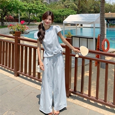 【大货已出】时尚套装女2025夏2C227/2521/P165K218，女装套装/套裙，2C227