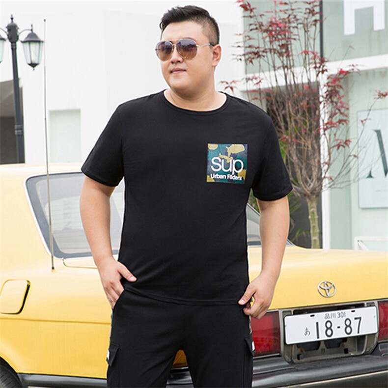 男加肥加大码印花圆领短袖T恤5032-1_T81(M-4XP40 5XL-9XLP45)图片