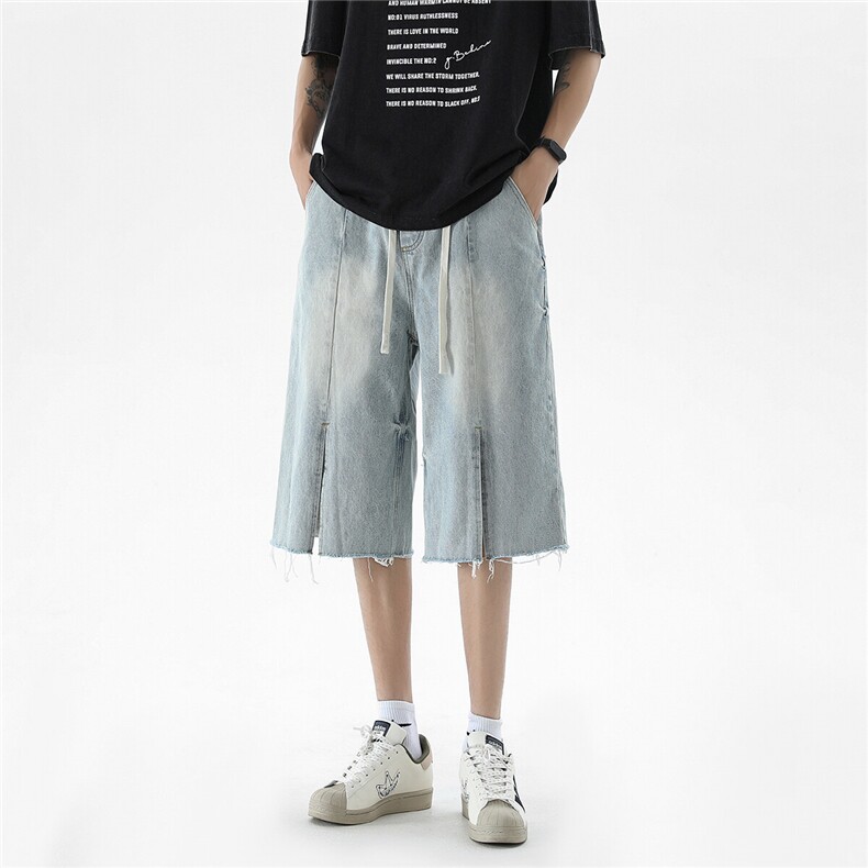 夏季宽松五分裤男牛仔裤短裤KD606-P45,男装牛仔裤,电商D312-1