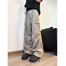 903-AK08-特P60【S-3XL】美拉德复古卡其沙色工装裤!2，男装工装外套，星座903