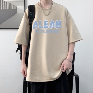 麂皮绒短袖t恤男大码半袖男JD82291-P25