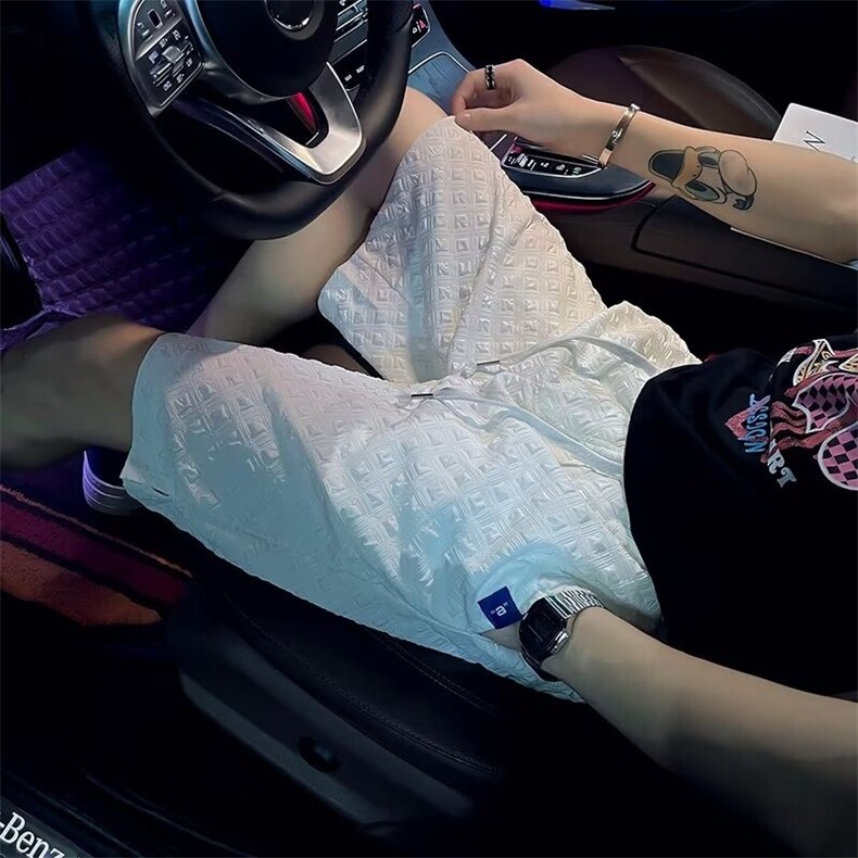 夏装休闲短裤男潮牌ins宽松休闲潮流百搭韩版五分裤BD031/P35,男装牛仔裤,星座506
