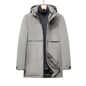 2021男士新款羽绒服连帽可脱卸白鸭绒羽绒服休闲外套GR6911-P220，男装羽绒服，电商B212（原钱塘6029）