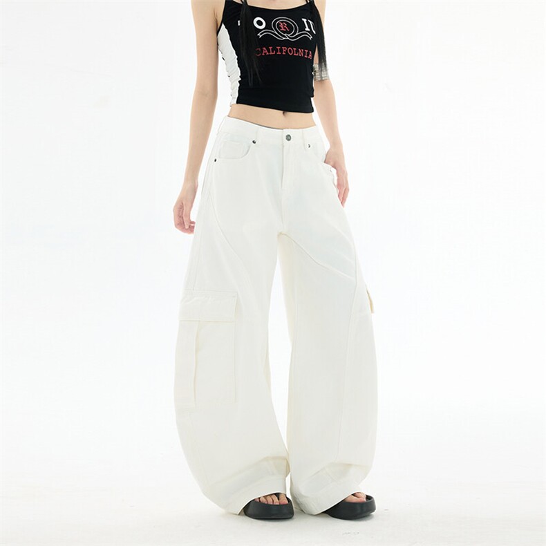 美式复古工装裤男女2026年夏季新款宽松休闲阔腿长裤YD9031-P75,男装工装外套,星座509