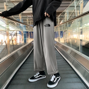 K43232-P25 加绒款-P35 休闲裤男士大码宽松九分运动裤男裤男直筒图片