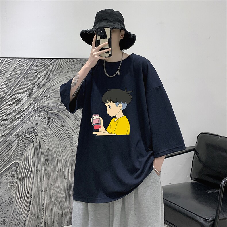 Q11200-P30春夏季七分袖t恤男大码五分袖男短袖中袖大皂风,男装T恤,电商A040