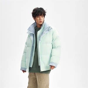 冬季新品得物美式潮流高品质格子加绒加厚棉衣外套棉服MY5566-P88图片