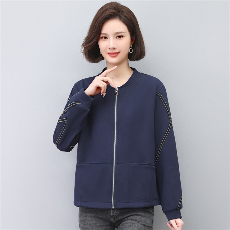 短款外套女士2023春装新款韩版宽松百搭显瘦夹克减龄上衣潮,女装短外套,涵誉