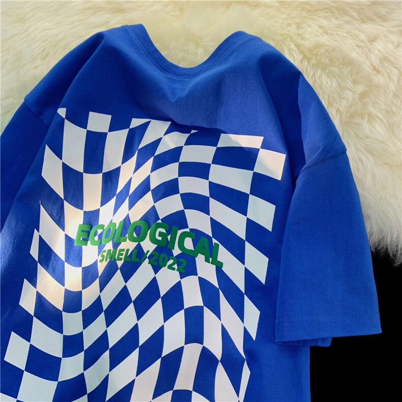 T恤2026夏季新款潮流圆领男港风时尚印花短袖B299-X5378-P40控59，男装T恤，电商A061-1