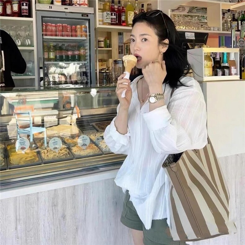 2025新款防晒衬衣亚麻材质，女装防晒衣，织己羊绒