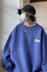 2022秋季新款高街潮牌ins大码圆领套头长袖卫衣JK22302-P55控68，男装卫衣，星座605(原A050)