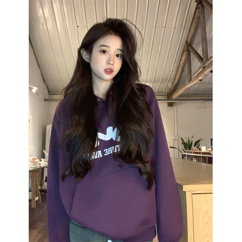 EE056-P65卫衣男女情侣装春秋薄款2024潮流宽松印花连帽韩版上衣,男装卫衣,星座911-3