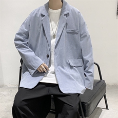 DM86-P70男装宽松休闲港风春秋新款西装外套帅气潮流小西服，男装西服套装，电商D321-1