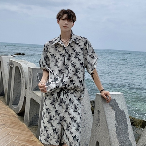 蝴蝶套装TZ77800特P45 衬衫DCS77801特P27 DK77802特P18 套装控88,男装衬衫,星座227-7