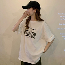 T0678-P25日系纯棉短袖学院风学生男女同款宽松大码，男装T恤，星座617A-2