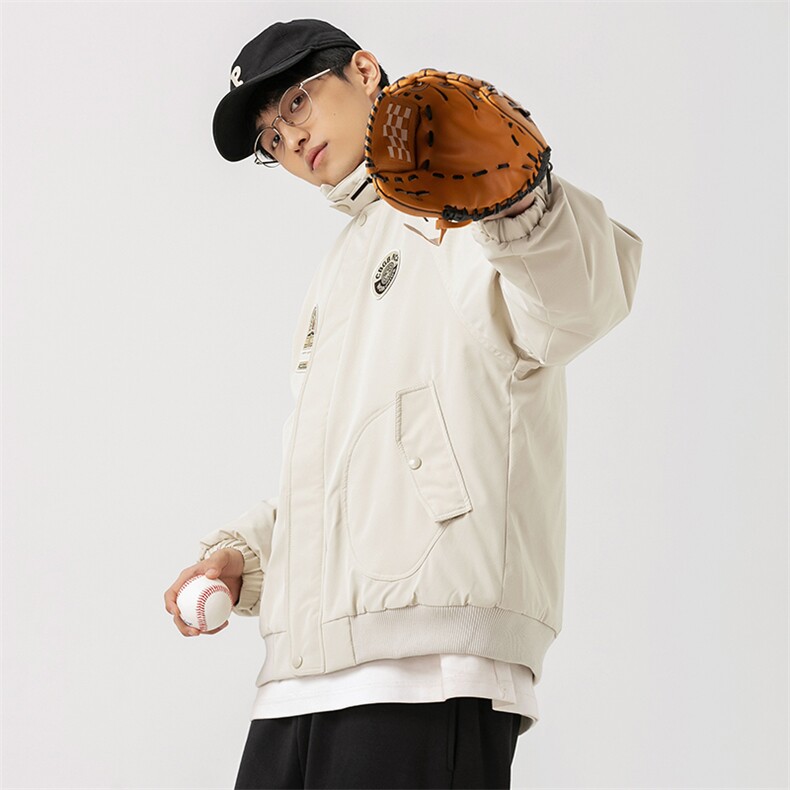 2026冬季新款男日系纯色宽松休闲连帽棉服加厚外套MY360-F156,男装棉衣,电商A101（原外27）