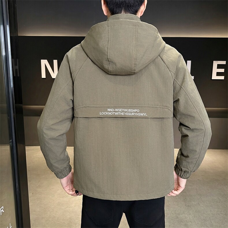 连帽长袖美式常规简约工艺夹克休闲外套百搭夹克S8612-P83,男装夹克,星座310B-3