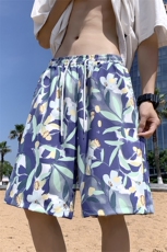 703-DK80-P26夏季休闲大码沙滩短裤数码印花，男装休闲裤，星座703