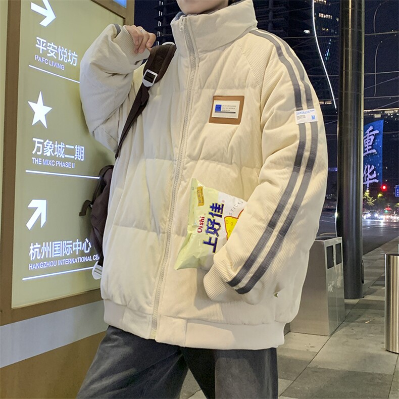 冬季新款男棉衣外套港风摇粒绒加厚百搭MY002-P115（控148）,男装棉衣,电商A227