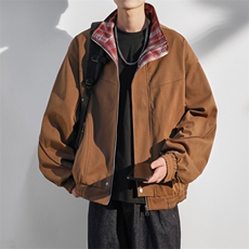 JK8871-P75L-9XL2025秋冬新款翻领夹克外套控128，男装夹克，星座109
