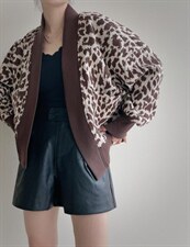 豹纹开衫，其它，麦缇诺