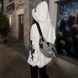 5313-P55原版珠片绣工艺华棉复合外套卫衣薄款 /加绒图片
