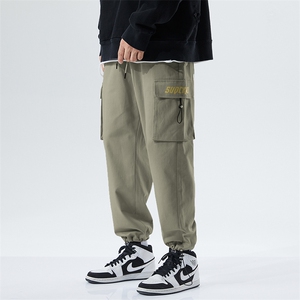 新款男纯色直筒束脚无影墙休闲裤K38-P45控68图片