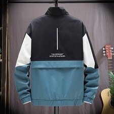 男士外套韩版潮流秋季新款休闲撞色拼接连帽工装夹克男JK173-P70，男装夹克，星座1206（原A206）
