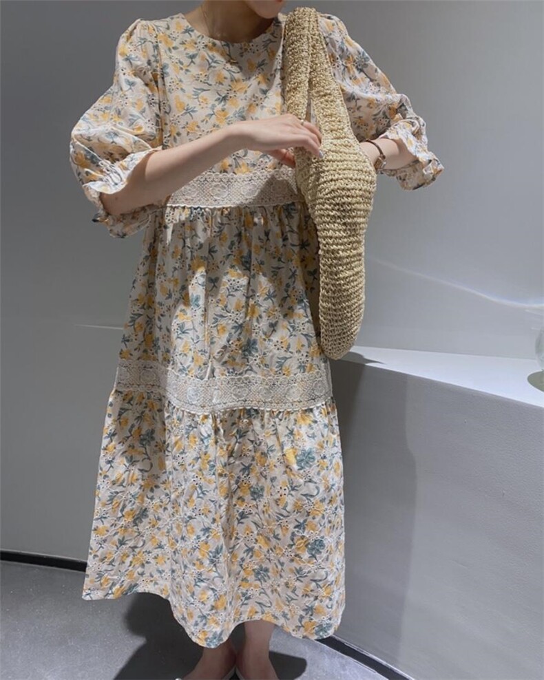 【现货】重工刺绣连衣裙，女装连衣裙，驿谷