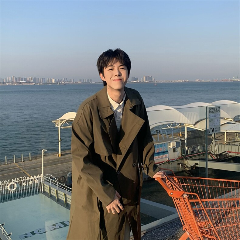 【2025秋冬】呢大衣女新款双排扣长款过膝风衣男大码男中长款大衣图片