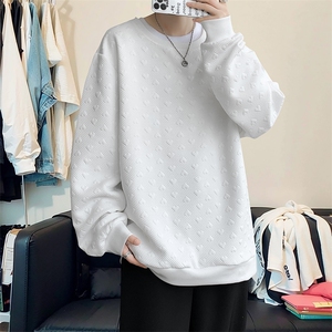 卫衣男秋季新款港风宽松提花套头上衣WY830-特P29图片
