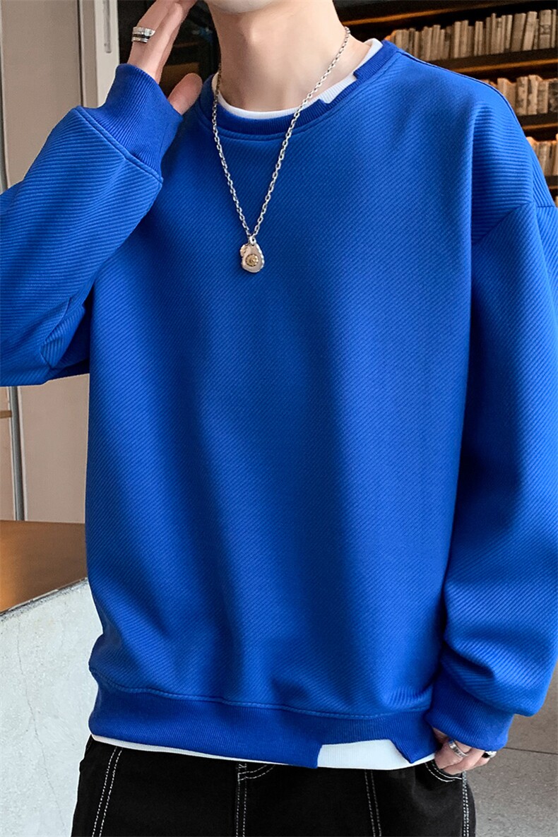 好质量！男士长袖t恤卫衣男秋季潮牌衣服学习潮流百搭W626,男装卫衣,星座815-2