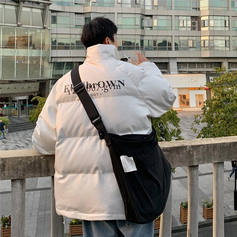 港风鳄鱼纹棉衣男手塞棉夹克PU皮棉服外套男8507P120控158,男装棉衣,星座226-1