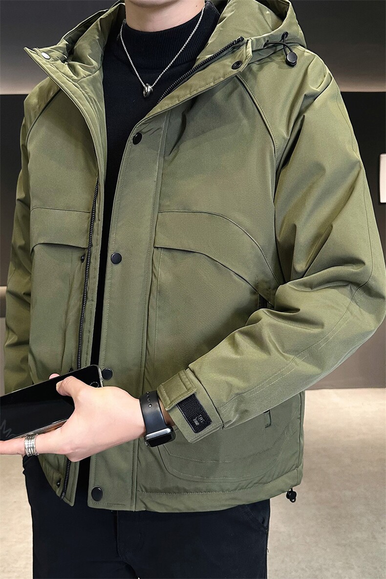 店主风2025年男士秋冬二棉加棉加厚夹克连帽棉服M1121-P105,男装夹克,电商D240-242