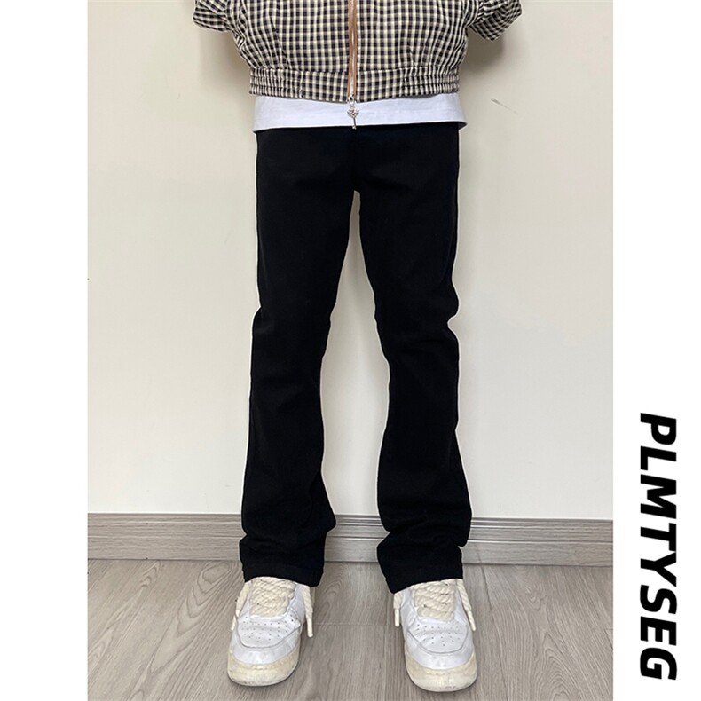 B221美式ins高街暗黑小众修身弹力休闲牛仔裤LK23010-P60控78,男装牛仔裤,电商B221