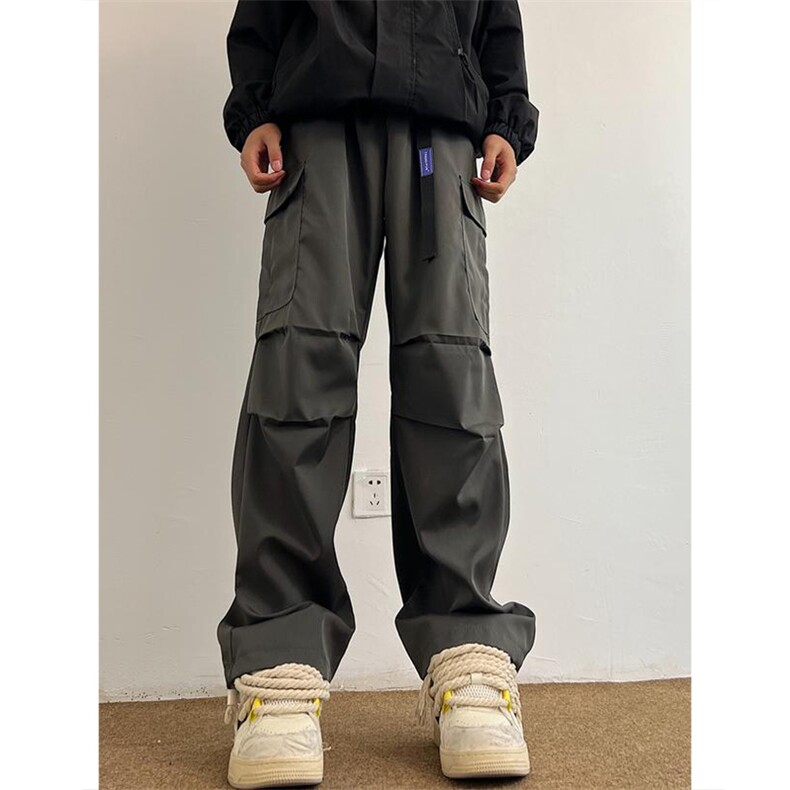 网图有货户外防水工装裤男女宽松休闲冲锋裤登山伞兵裤A1032-P42,男装工装外套,星座1505