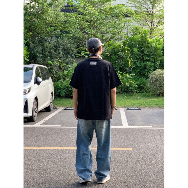 M543-P35字母潮流上衣休闲宽松百搭时尚舒适圆领短袖T恤男女同款,男装T恤,星座617A-1（原B318A）