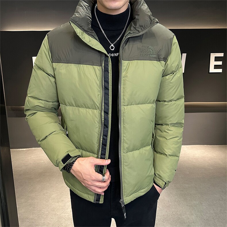 2025冬季新款男轻薄立领痞帅潮流时尚保暖拼接羽绒服YR8087-P175图片