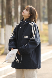 春季新款现货中性风三防冲锋衣宽松夹克男外套DSA157B-JK177-P85图片