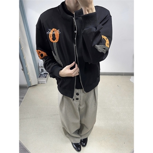 老钱风 巴家花卉植绒夹克外套 W1801/特P65图片