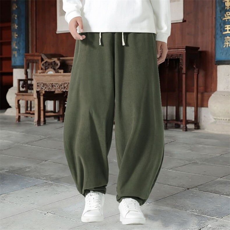 男士休闲裤灯芯绒长裤宽松灯笼裤哈伦裤裤XZ1512-2523-P50,男装休闲裤,星座1512