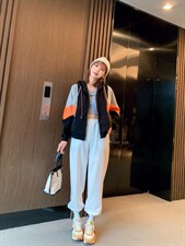 2022春装新款休闲时尚针织棒球针织外套，其它，Lime meca 俪米