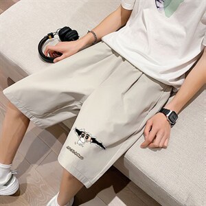 ！2023夏季新款个性印花休闲短裤男潮流宽松五分裤KC289-P20,男装休闲裤,电商B371
