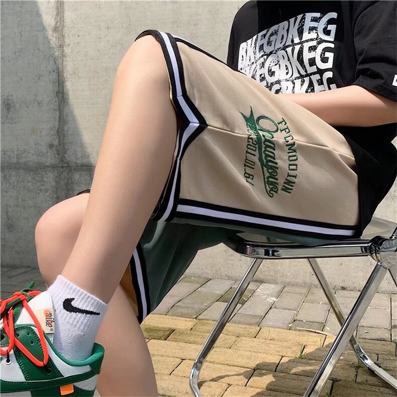 美式hiphop短裤男夏季潮复古休闲五分裤宽松篮球运动裤D2184-p30,男装休闲裤,星座1008